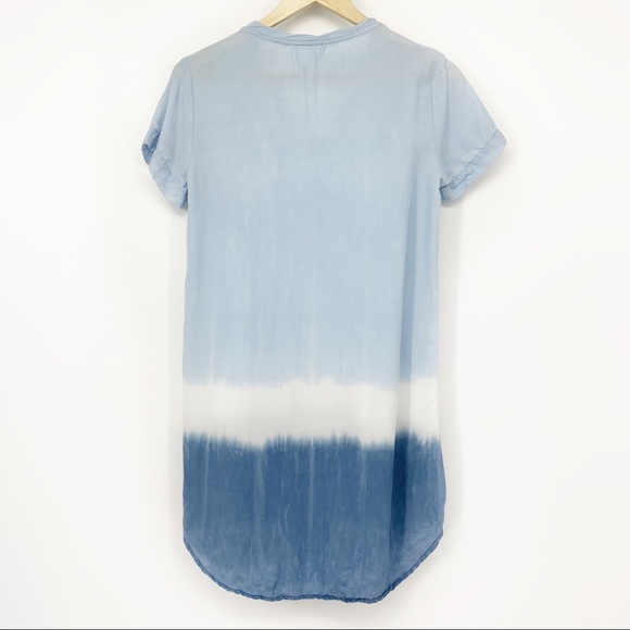 Anthropologie Bella Dahl Dip Dye Chambray Dress XS - Picture 6 of 10